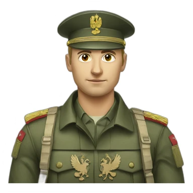 Russian soldiers sticker