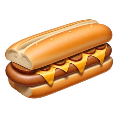 Sausage Sizzle Cinematic Realistic Sausage Sizzle Dish Emoji, depicted as a sizzling sausage tucked into a triangular slice of bread, rendered with rich textures and dynamic, warm lighting. sticker