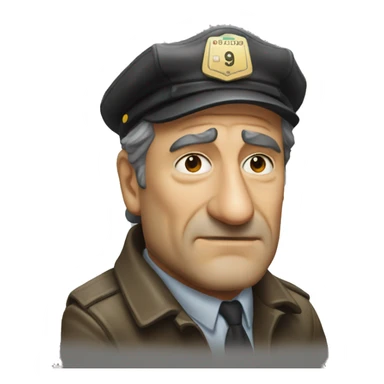Robert De Niro Mole Taxi Driver  sticker