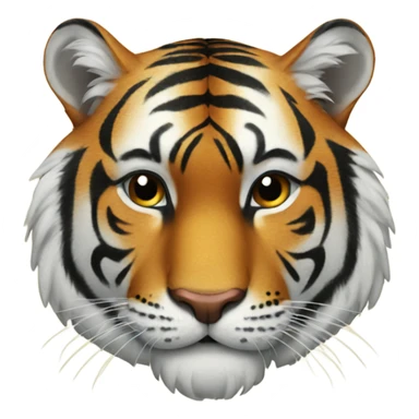 New year tiger sticker