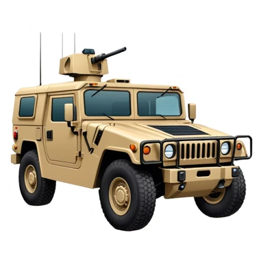 Humvee (HMMWV) (sand colour) sticker