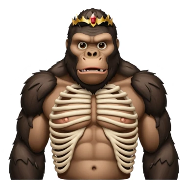 KONG ribs cage broken bones sticker