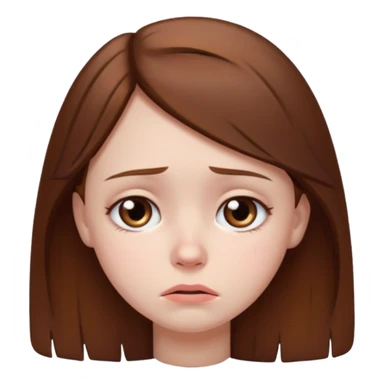 Sad girl sticker