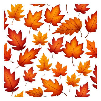 A fall theme sticker