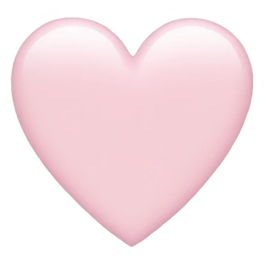 Light pink heart  sticker