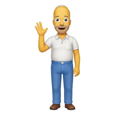 the simpsons, Different every character, only one at a time. sticker