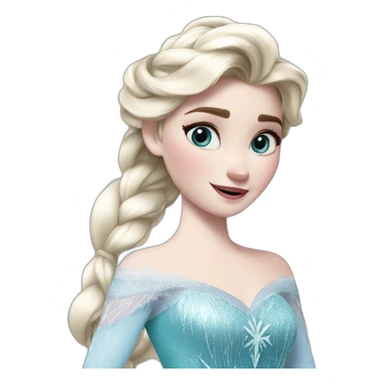 elsa from frozen animation sticker