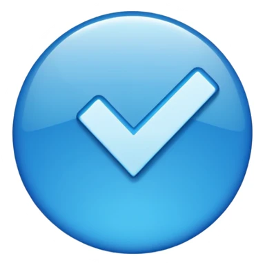 blue tick tiktok sticker