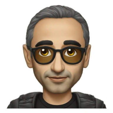 Eric Zemmour with puffer trapstar sticker