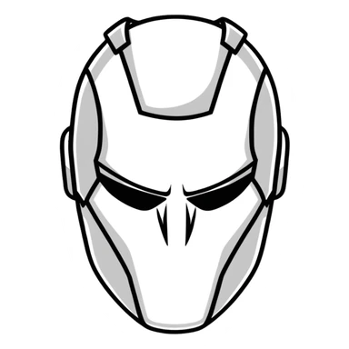 masked Kane WWE character sticker