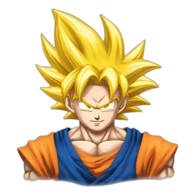 Songoku super sayen sticker