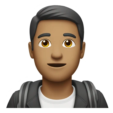 Commuting to work. sticker