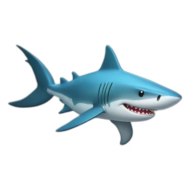 Requin avec cœur sticker