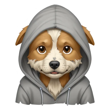 homeless dog with torn hoodie


 sticker