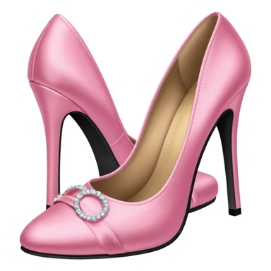 Pink heels dance shoes sticker
