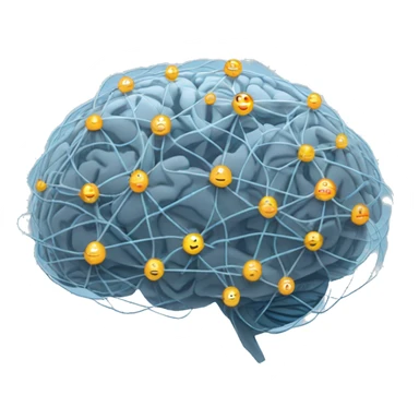ai connected brain network gpt sticker