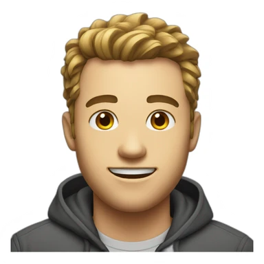 Face revel of a big gaming youtuber sticker