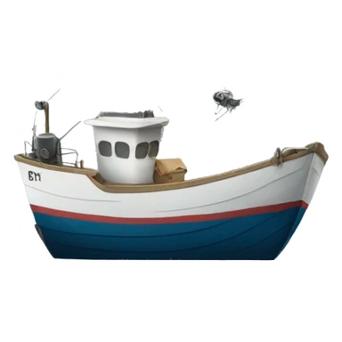 Fishing boat  sticker