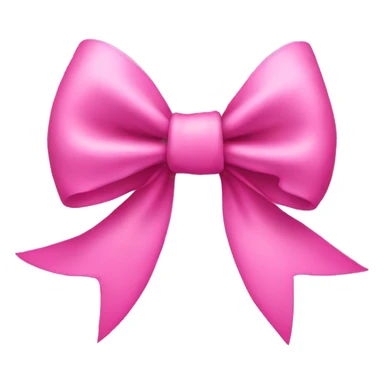 Pink bow sticker