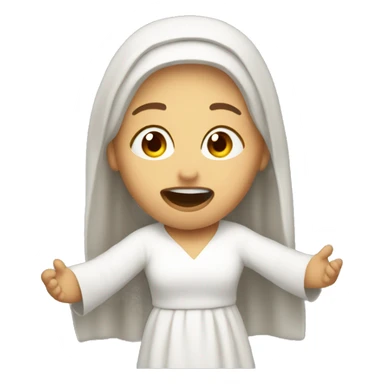 Katie singing the messiah sticker