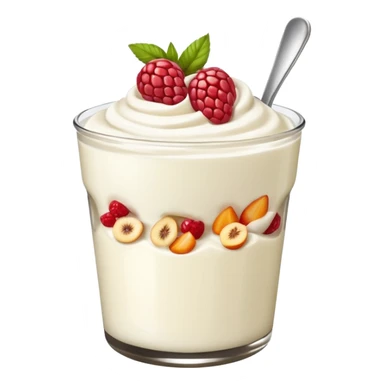 Yogurt greco e frutta secca
 sticker