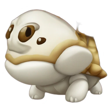 Tortuga vestida de carnaval y con banderas rojas y blanca  sticker