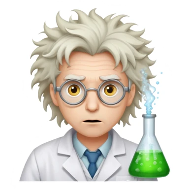 Mad scientist  sticker