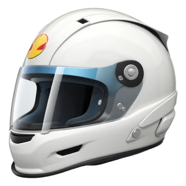 formule 1 helmet white  sticker