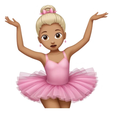 Create an emoji that is rolling his eyes mixed with throwing up and at dance 🩰 sticker