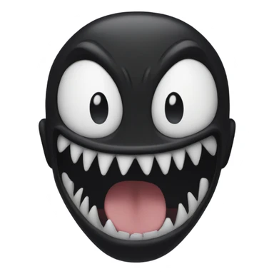venom face sticker