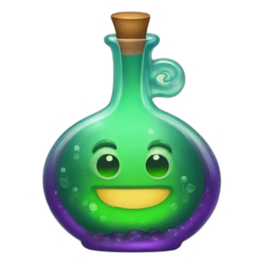 Potion with letter p sticker