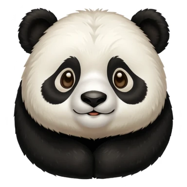 panda that is fully amber-coloured sticker