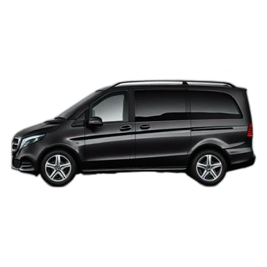 Mercedes eqv black sticker