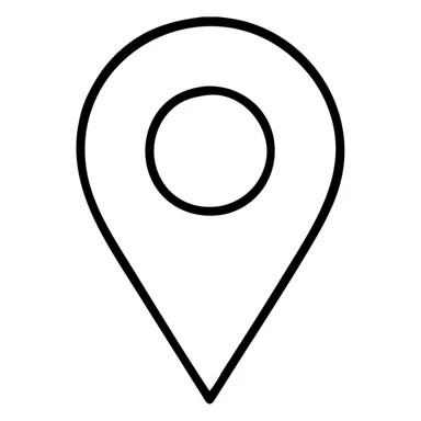 Location pin marker for maps sticker
