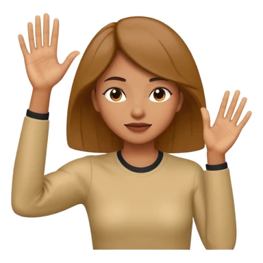 Mujer haciendo un dab sticker