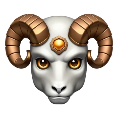 A terminator style Ram  king sticker