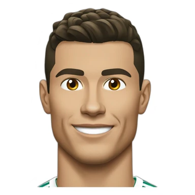 Cristiano Ronaldo madrid Realist sticker