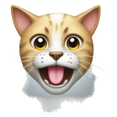 sweating cat sticker