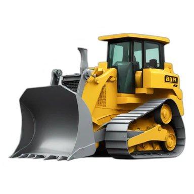 a CAT dozer with cowboy hat sticker