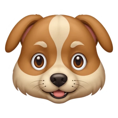 One eyed dog sticker