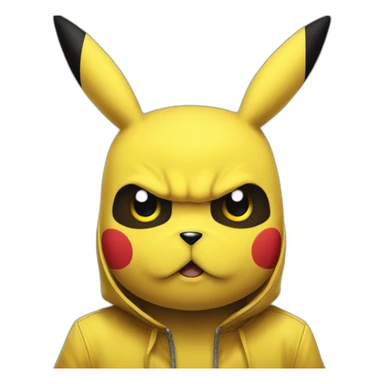 Vendetta pikachu sticker