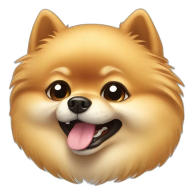 pomeranian crying sticker