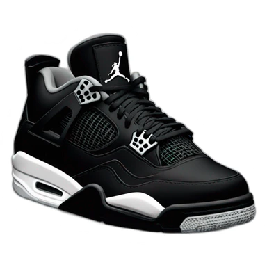 Jordan 4 black cat sticker