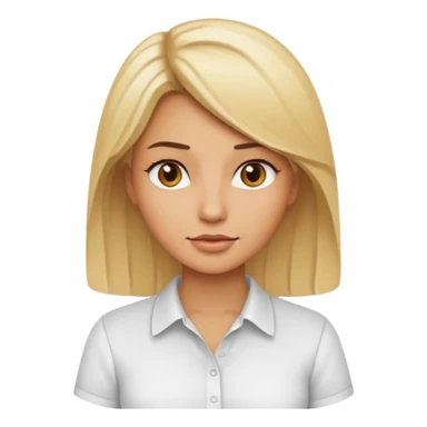 blonde horse with ssirt sticker