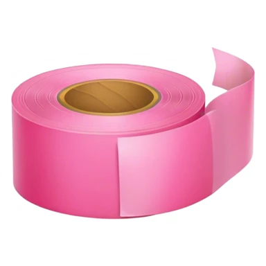 Pink scotch tape cut sticker