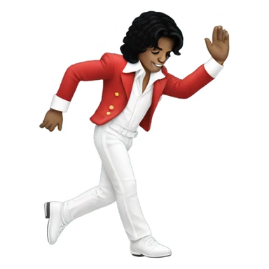 Michael Jackson moonwalk sticker