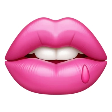 pink kiss  sticker