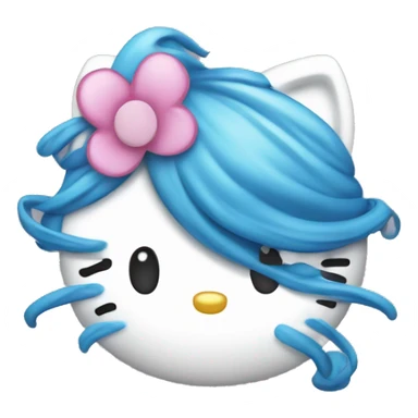 Hello kitty blue 💙 sticker