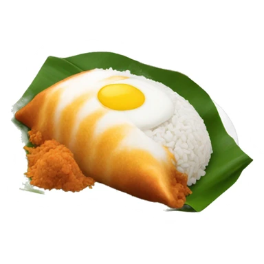 nasi lemak bungkus sticker