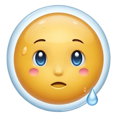 sweat droplets sticker